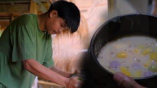 [Story 153] Cooking tambo-tambong, making breakfast, sea of clouds, rainy days in the countryside