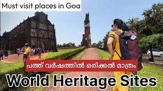 Goa Vlog | EP 12 | Basilica of Bom Jesus | St. Augustine Tower | MMC New Market Madgaon