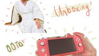 [ENG] Unboxing Coral Nintendo Switch + Ana Abu Eid 2020 Robe  