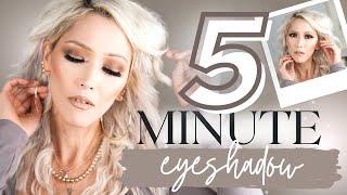 QUICK AND EASY SMOKEY EYE MAKEUP TUTORIAL | CHOCOLATE HOLIDAY GLAM  | TARTE GOLDEN ERA