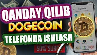 QANDAY QILIB DOGECOIN ISHLASH | INTERNETDA PUL ISHLASH 2021