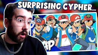 REACTION - POKÉMON ASH RAP CYPHER | Cam Steady ft. Zach B, Connor Quest! & More