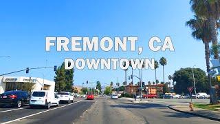 Fremont, CA - Driving Downtown 4K