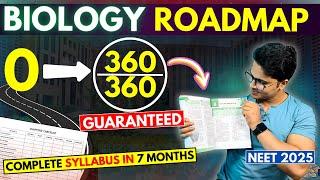 Zero to 360/360 in Biology Neet 2025 in 10 Months | Biology Strategy for Neet 2025 #neet2025biology