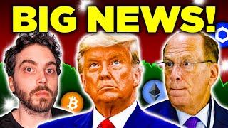 The Cryptocurrency Market is About to Go Wild!! (Bitcoin ETF, Donald Trump, BlackRock & Chainlink)!