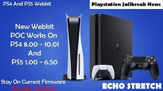 New Webkit POC Works On PS4 8.00 - 10.01 And PS5 1.00 - 6.50