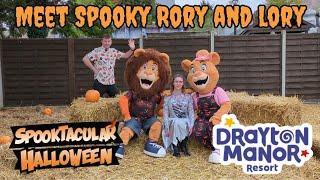 Meet Spooky Rory and Lory the Ghostbusters Spooktacular Halloween 2024 at Drayton Manor Resort