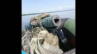 По пути на рыбалку  Вид с лодки квадрат
