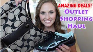 Outlet Shopping Haul - Coach, Puma, Aldo & More!