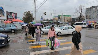 (5k) Beautiful people and streets of Bishkek Kyrgyzstan April 18, 2024