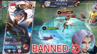 THIS IS WHY LING ALWAYS GET BANNED IN RANKED!! | LING FASTHAND GAMEPLAY IN MYTHICAL IMMORTAL - MLBB