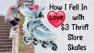 How I Fell in Love with $3 Rollerblades I Found at the Thrift Store