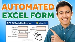 EASILY Make an Automated Data Entry Form in Excel