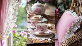 Romantic Vintage SHABBY CHIC Decor: PINK Ruffles & Lace Inspiration