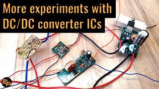 More experiments with DC/DC converter ICs