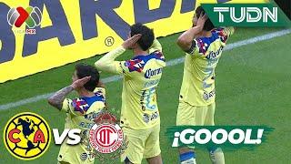 ¡GOLAZO DEL AMÉRICA! Valdés marca el primero | América 1-0 Toluca | CL2024 - Liga Mx J15 | TUDN