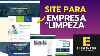 CRIANDO UM SITE PROFISSIONAL PARA EMPRESA DE LIMPEZA - LIMPEZA DE ESTOFADOS - LIMPEZA RESIDÊNCIAL