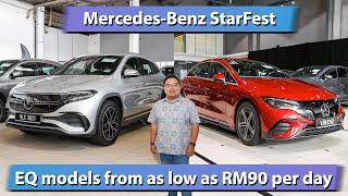 Mercedes-Benz StarFest - over 100 EQ EV cars on sale, from RM90/day