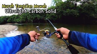 Joran Ultralight Murah Carbon Solid ( KAIZEN SAITAMA )‼️Casting Hampala Pakai Joran Murah