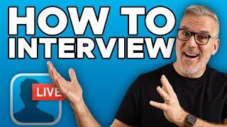 How To Use The Interview Mode in Ecamm Live