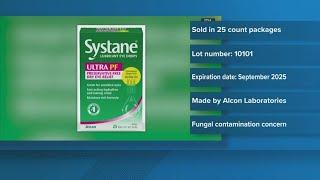 Eye drop recall details