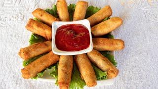 HOW TO FRY CRUNCHY SPRING ROLLS IN 35 SECONDS -TASTY N FRESH