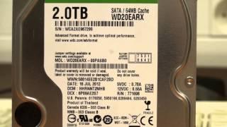 WD 2TB CAVIAR GREEN WD20EARX SATA III / 600 64MB cache Western Digital