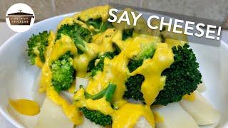 CHEEZY TOFU SAUCE | Vegan Cheese Sauce | Low Fat | The Pot Thickens