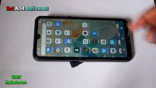 how to reset itel A04 (soft reset) #frpfast