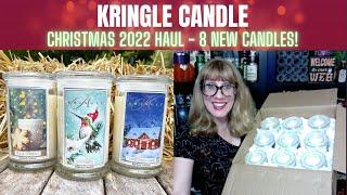 KRINGLE CANDLE Christmas 2022 Haul 8 New Candles!