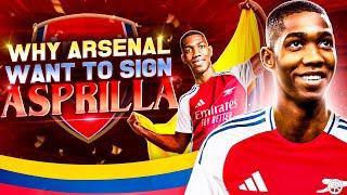 Yaser Asprilla would be the perfect back up for Bukayo Saka at Arsenal!