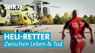 Verletzte Motorradfahrerin, Fahrradunfall und Sturz: Notfallrettung mit dem Rettungshubschrauber