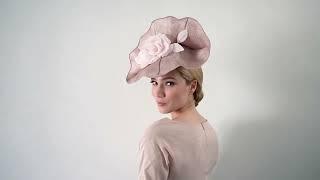 Elisea - Our flower shape hat in lilac pink - Maison Fabienne Delvigne