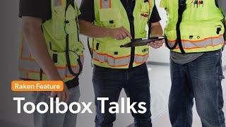 Construction Toolbox Talk App - Raken