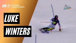 Luke Winters US Alpine Champs SL Run 1 Aspen 4/5/21