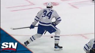 Auston Matthews Wires It Home To Become Fastest Maple Leaf In History To Reach 600 Points