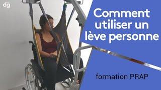 Comment Utiliser un lève personne ? Formation ADVF