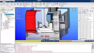 VERICUT CNC Simulation of a OKK VM