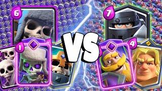 EVOLVED SKELETONS TEAM  EVOLVED KNIGHT TEAM | Clash Royale Challenge