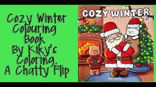 New Cozy Winter Colouring Book by Kiky's Coloring |Comfy and Cosy Coloring