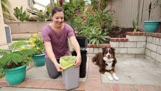 Outdoor Portable Waste Container by PetFusion