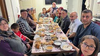 İftar daveti Dayılarım ve Teyze oğlum ve Ailesi