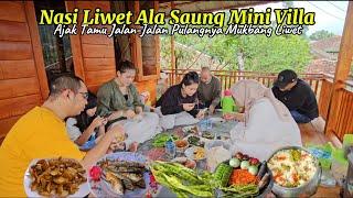 Eps 50 !! Ajak Tamu Keliling Kampung MANGPEP Lanjut Liwetan Di Saung Mini Villa