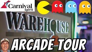 WIN Prizes & High Scores @ The Warehouse Arcade - Full Arcade Tour | Carnival Spirit | November 2024