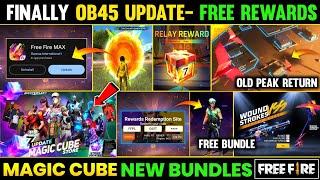 NEW OB45 UPDATE | New Magic Cube Bundles + Free Rewards | Free Fire New Event | Ff New Event Today