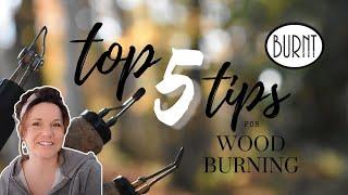 Top 5 Tips for Wood Burning//A Beginners Guide to Tips and Their Uses.