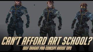 Can't afford art school? - Tips for self taught Concept Artists.