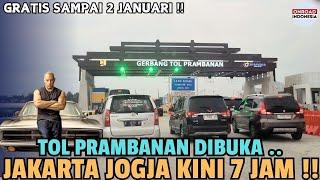 Jakarta - Jogja 7 JAM via TOL BARU PRAMBANAN | 30 Menit TRANSJAWA - YOGYA (Liburan Akhir Tahun)