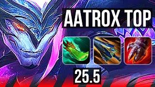 AATROX vs SETT (TOP) | 7 solo kills, 9/3/9 | EUW Master | 25.5