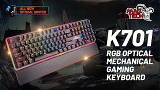 Unboxing Madtech K701 RGB Optical Mechanical Gaming with LED Light Keyboard